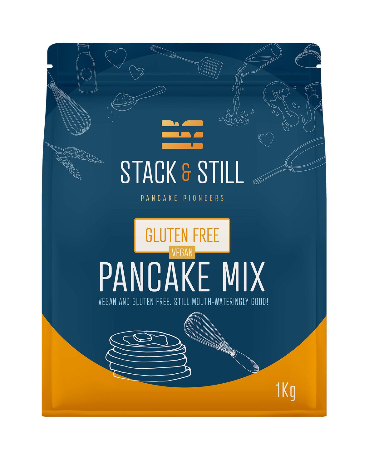 Stack & Still - Gluten Free Vegan Pancake Mix (1Kg)